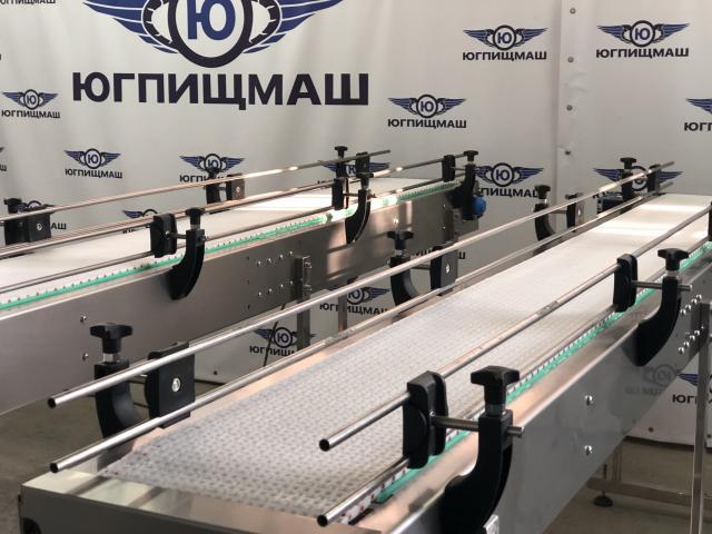 Транспортер с модульной лентой в Мысках